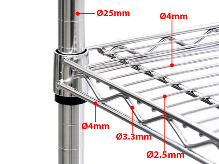 Wheeled Net Basketball Storage Rack - Home storage rack manufactured by Steely Metal China factory
