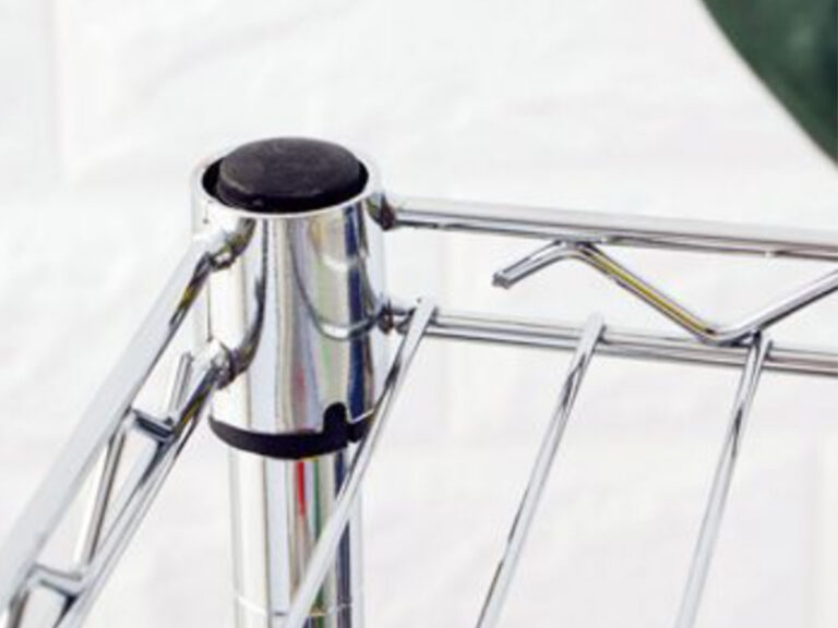 Wheeled Net Basketball Storage Rack - Home storage rack manufactured by Steely Metal China factory