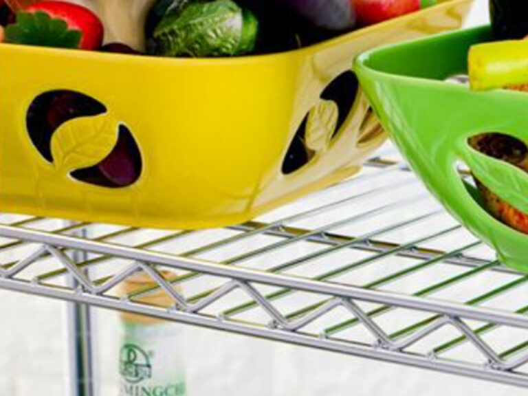 Wheeled Net Basketball Storage Rack - Home storage rack manufactured by Steely Metal China factory