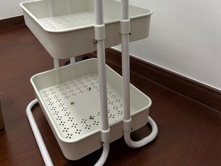 바퀴 달린 트롤리 보관함 - Home storage rack manufactured by Steely Metal China factory